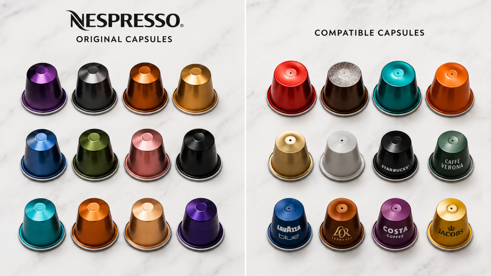 Confronto tra capsule originali e compatibili per macchine da caffè a capsule